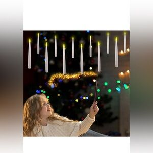 JMTONE Floating Candles with Wand, 20 PCs Magic Hanging Candles NIB